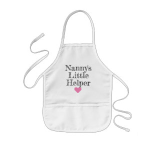 Nanny's Little Helper Grandkids Kids Apron
