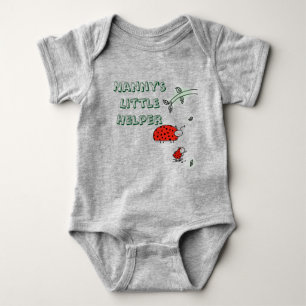 Nanny's little helper Lady bug cool custom shirt