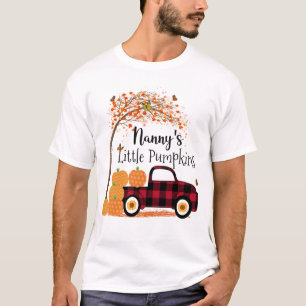 Nanny's Little Pumpkins Red Truck Autumn T-Shirt