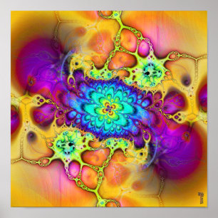 Nano-Cellular Adjustments V 1 (12 by 12) Art Print