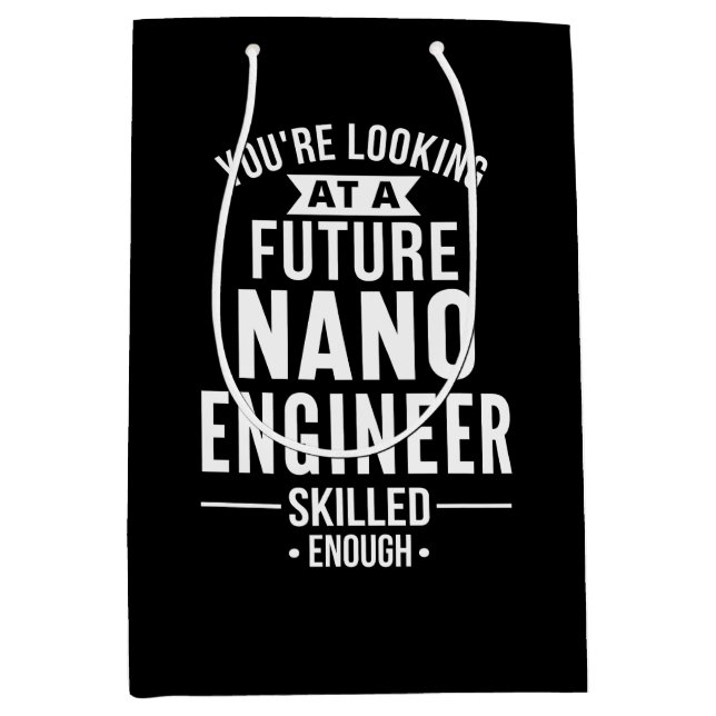 NANO engineer gift Medium Gift Bag (Front)