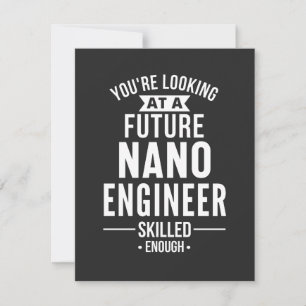 NANO engineer gift Thank You Card