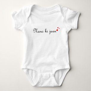 Nano ki jaan Desi Urdu Hindi Pakistani Baby Bodysuit