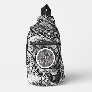 Nanometer Plaid Geometric Country Taiwan Monogram Sling Bag