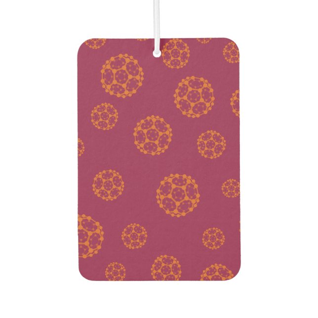 Nanoscience Fullerene Car Air Freshener (Front)