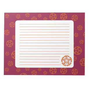 Nanoscience Fullerene Notepad