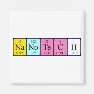 Nanotech periodic table name magnet