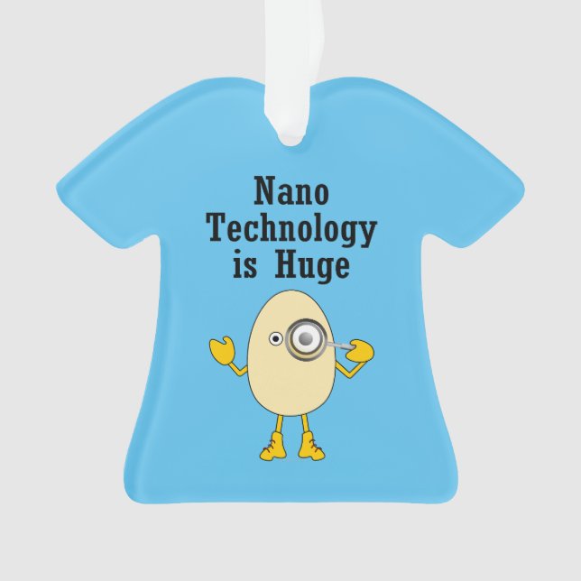 Nanotechnology Egghead Ornament (Front)