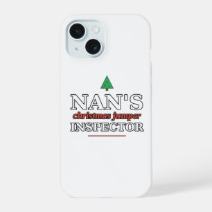 Nan's Christmas Jumper Inspector Phone Case