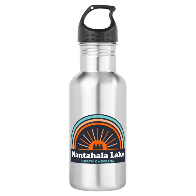 Nantahala Lake North Carolina Rainbow 532 Ml Water Bottle (Front)