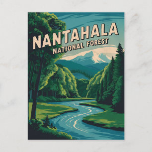 Nantahala National Forest Holiday Postcard