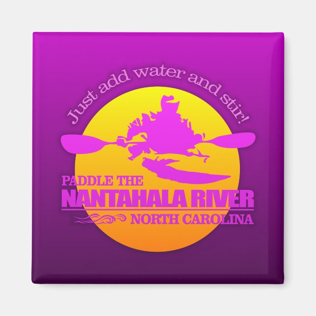 Nantahala River (Sunset) Magnet (Front)