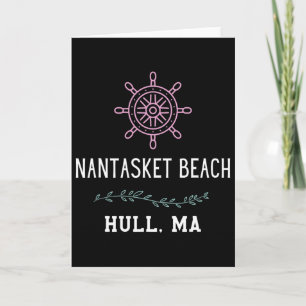 Nantasket Beach Trendy Hull Machusetts Vacation Tr Card