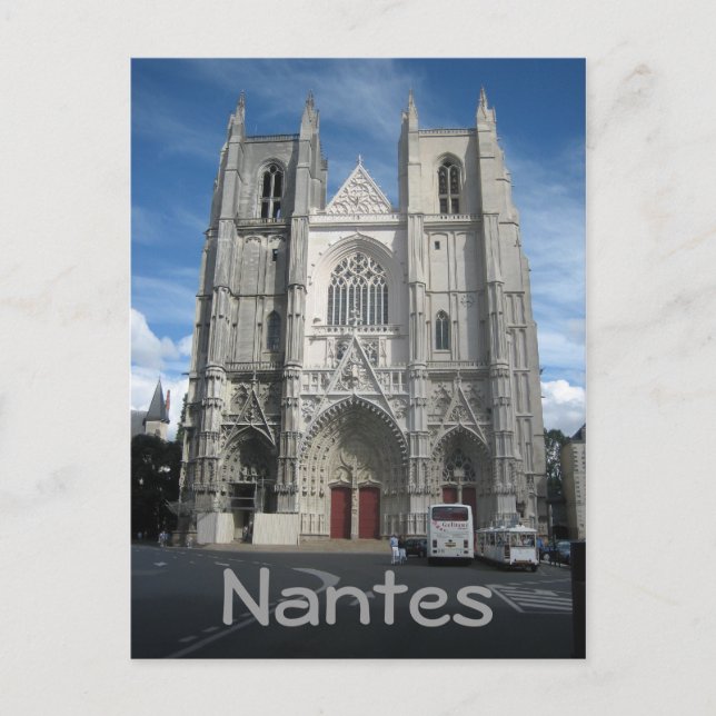 Nantes cathedral postcard (Front)