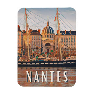 Nantes Photo Vintage  Magnet