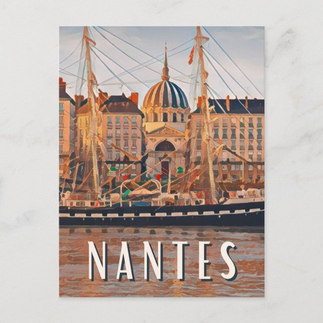 Nantes Photo Vintage Postcard (Front)