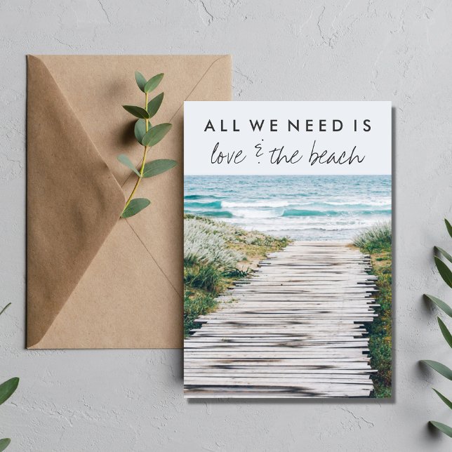 Nantucket Beach Eloped Wedding Announcement (Creator Uploaded)