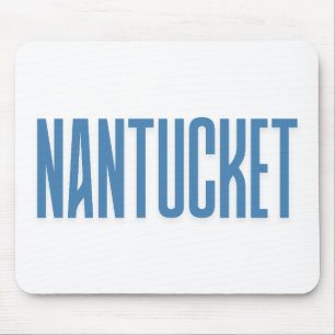 Nantucket Blue Nantucket Massachusetts Mouse Pad