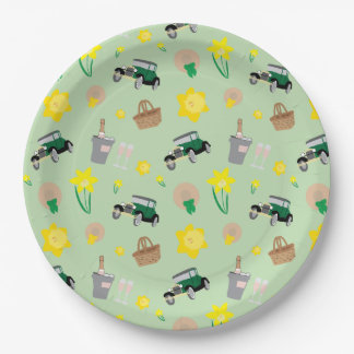 Nantucket Daffodil Weekend Paper Plates