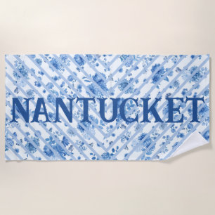 Nantucket Floral Beach Towel