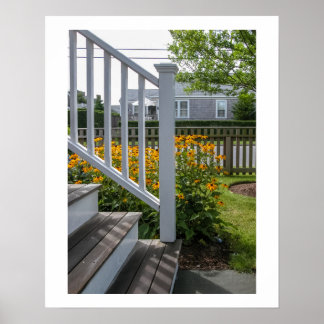 Nantucket Flowers #4  Poster