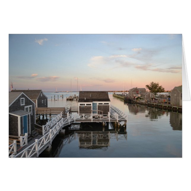 Nantucket Harbour Card (Front Horizontal)