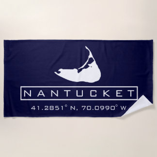 Nantucket Island Beach Towel