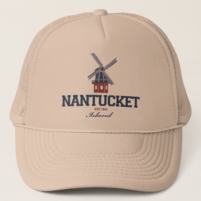 Nantucket Island. Trucker Hat (Front)