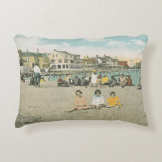 Nantucket Jetties Beach Decorative Cushion