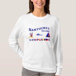 Nantucket MA Signal Flag T-Shirt