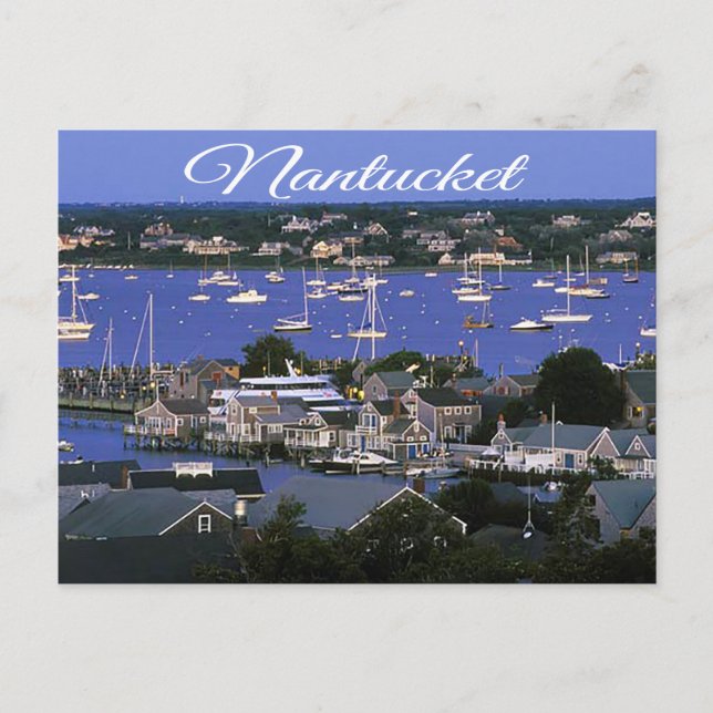 Nantucket Massachusetts Cape Cod Postcard (Front)