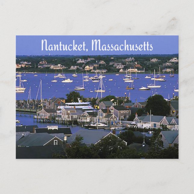 Nantucket Massachusetts Cape Cod Postcard (Front)