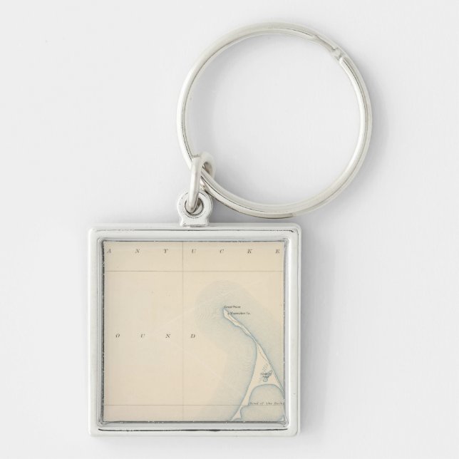 Nantucket, Massachusetts Key Ring (Front)