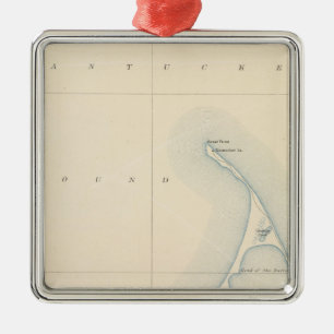 Nantucket, Massachusetts Metal Tree Decoration