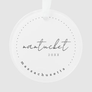 Nantucket, Massachusetts Travel United States Ornament