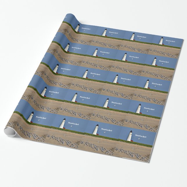 Nantucket, Massachusetts Wrapping Paper (Unrolled)