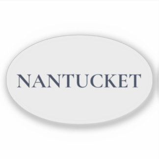Nantucket Oval | Preppy Coastal Style