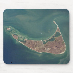 Nantucket Satellite Photograph Mouse Pad