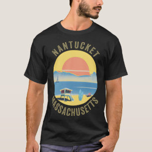 Nantucket Souvenir Apparel  Retro Vintage Nantucke T-Shirt