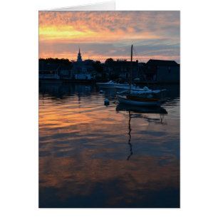 Nantucket sunset Card