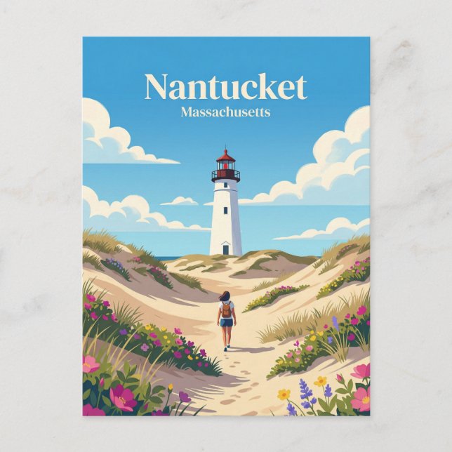 Nantucket USA Postcard (Front)