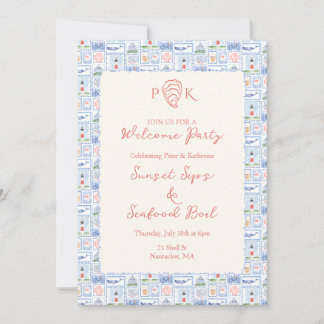Nantucket Welcome Party Invitation