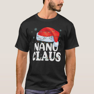 Nanu Claus Xmas Family Matching Funny Grandma Chri T-Shirt