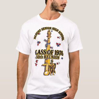 Nanuet Senior HS Knights Reunion Black Gold T-Shirt