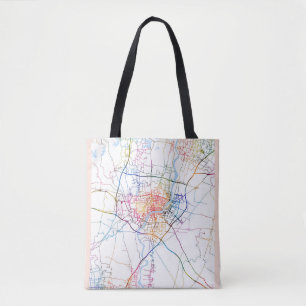 Nanyang China City Map Tote Bag