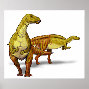 Nanyangosaurus - Cretaceous Dinosaur Poster
