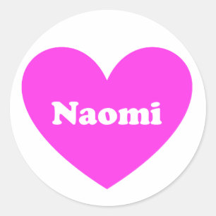 Naomi Classic Round Sticker
