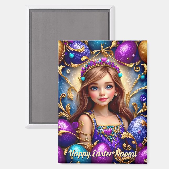 NAOMI ~ HAPPY EASTER ~  Magnet (Front/Back)