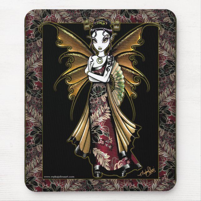 "Naomi" Oriental Fairy Art Mousepad (Front)