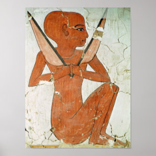 Naos deity, from the Tomb of Nefertari Poster